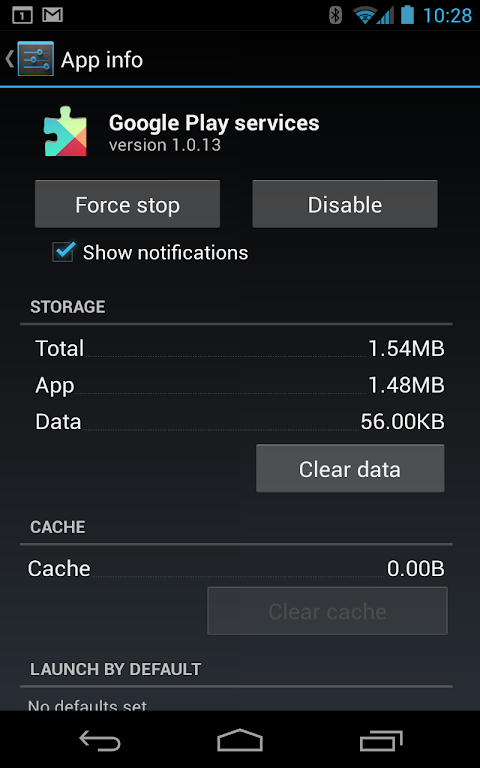 Google Play services apk