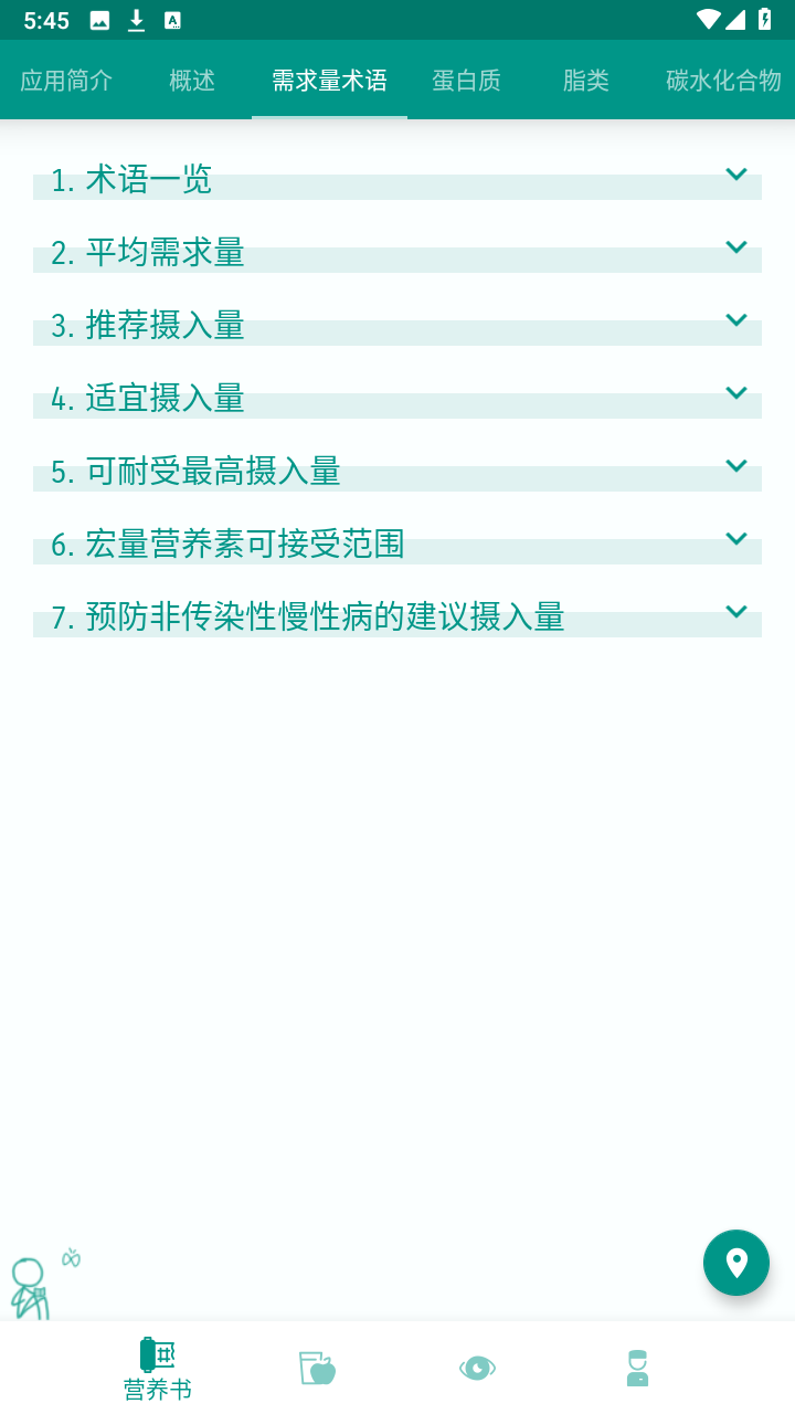 食物与营养app截图1