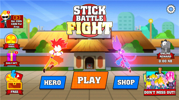 龙珠格斗火柴人(StickmanBattleFight)截图3