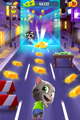 汤姆猫跑酷9999999金币钻石版截图1