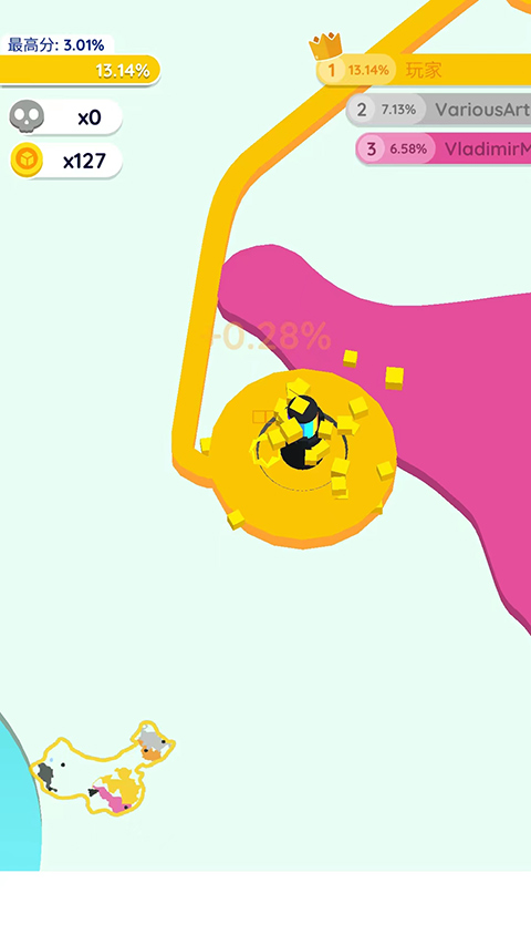 纸片大作战2中文版(Paper.io 2)截图4
