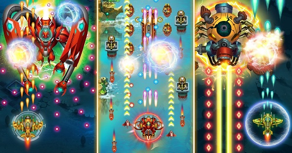 天空猛禽太空入侵者2023最新版本(Sky Raptor)截图2