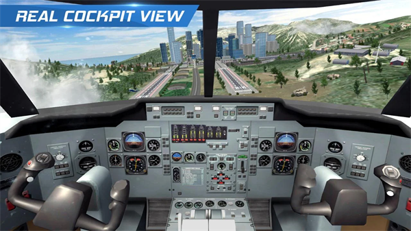 真实飞行模拟3d新版本(Flight Pilot)截图1
