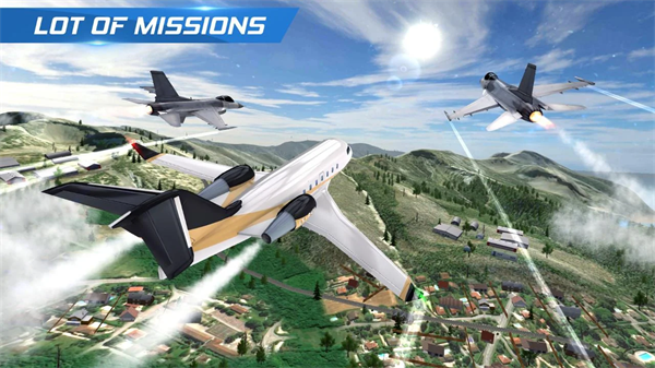真实飞行模拟3d新版本(Flight Pilot)截图2