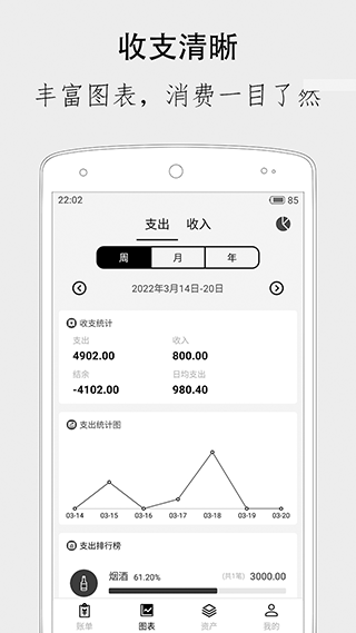 极简记账app截图2