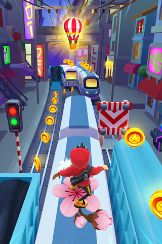 地铁跑酷真正破解版无限钥匙无限金币版(Subway Surf)截图4