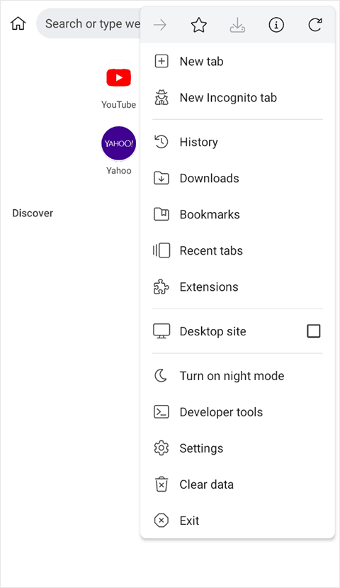 猕猴桃浏览器手机版(Kiwi Browser)截图2
