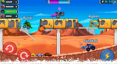 疯狂车吃车4破解版内购版(Car Eats Car Multiplayer)截图2