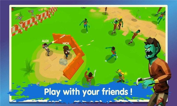 双人僵尸生存最新版(Two Guys And Zombies 3D)截图1