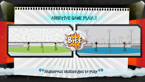 火柴人羽毛球游戏截图4