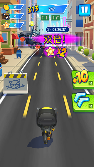 汤姆猫英雄跑酷无限金币钻石版截图3