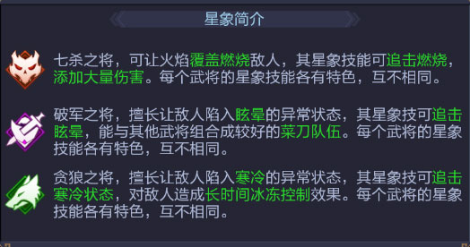 武将属性界面
