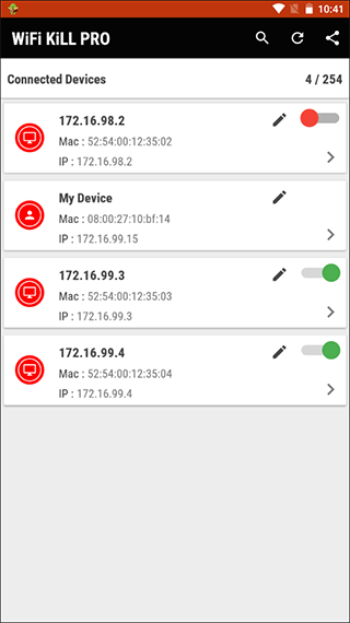 wifi无线杀手最新版(WiFiKill Pro)截图2