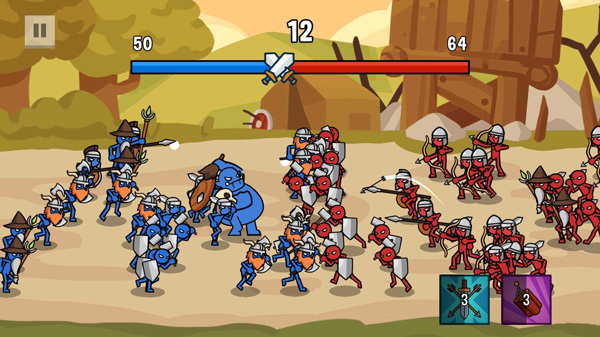 坚持战争2军团之战正版(Stick Battle)截图1