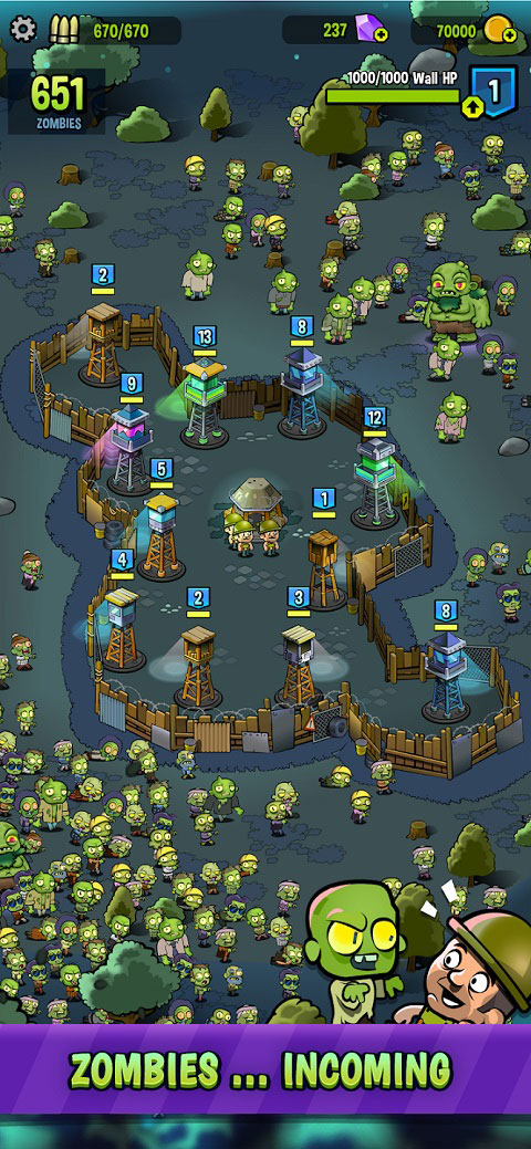 Zombie Towers中文版截图2