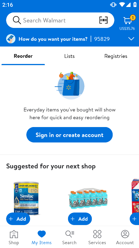 沃尔玛超市网上购物app(Walmart)截图2
