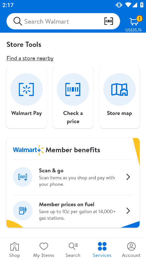 沃尔玛超市网上购物app(Walmart)截图4