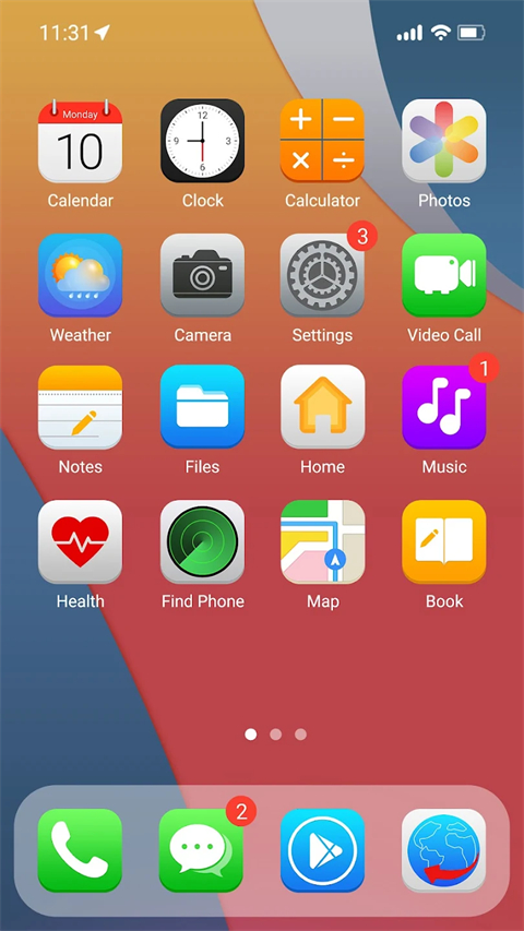 iphone launcher桌面app截图4