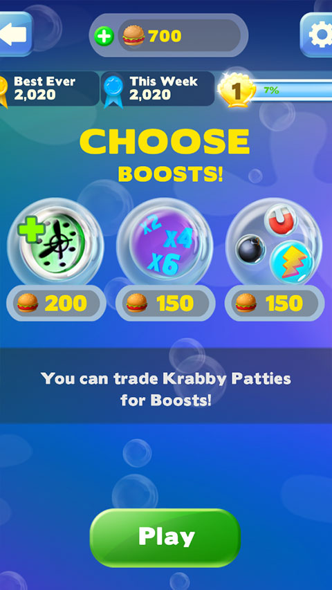 海绵宝宝泡泡派对游戏最新版(Bubble Party)截图3