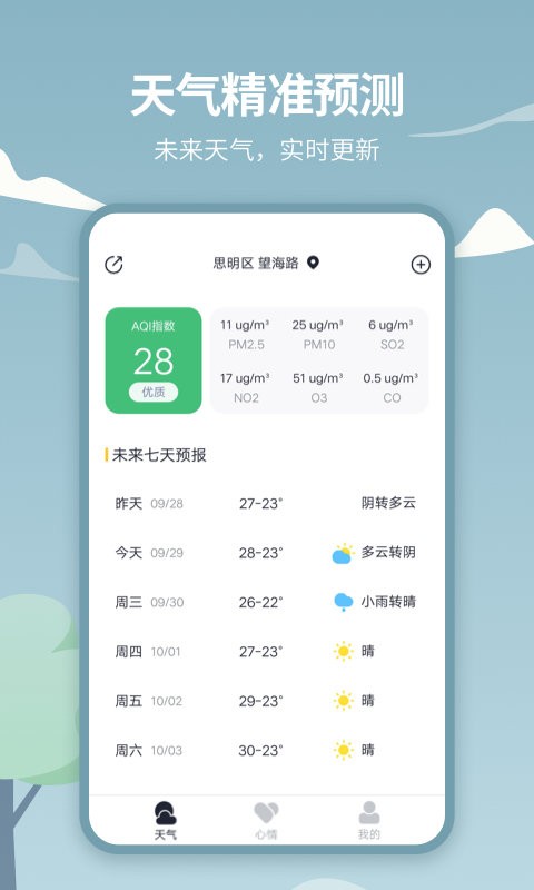 天气吧app截图1