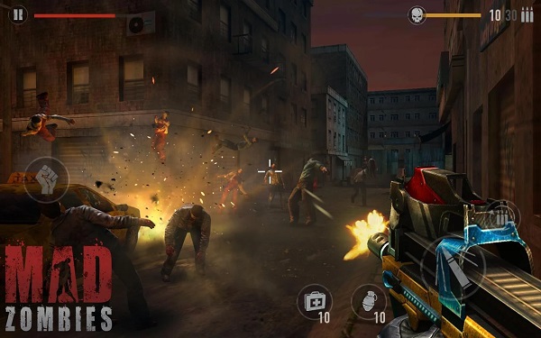 疯狂僵尸射击最新版(Mad Zombies)截图4