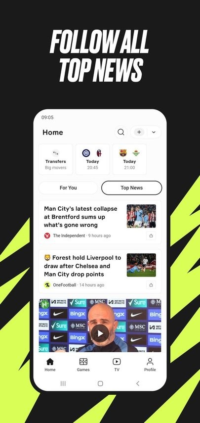 onefootball app截图4