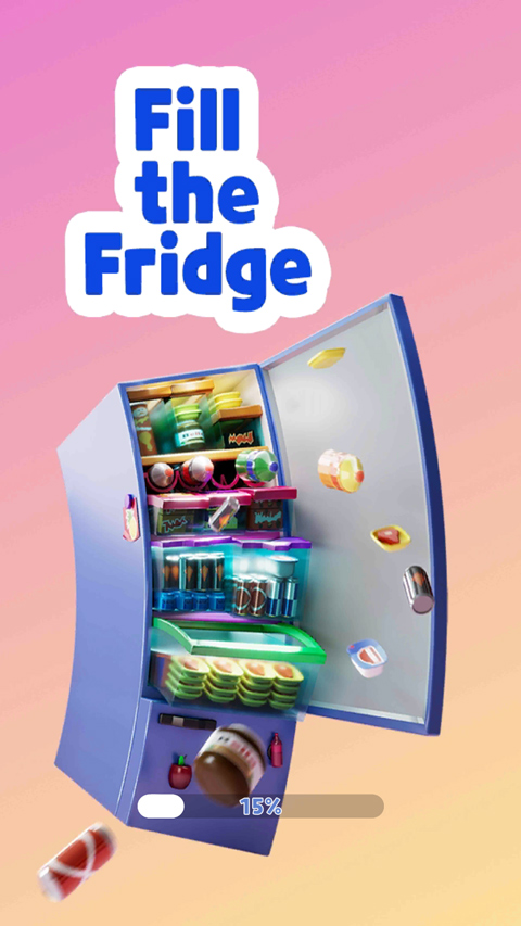 塞满冰箱游戏(Fill The Fridge)截图1