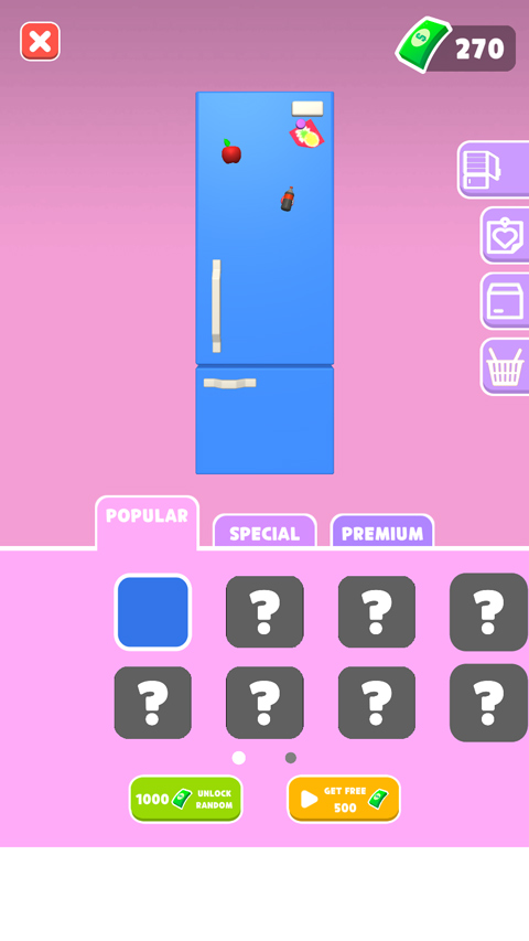 塞满冰箱游戏(Fill The Fridge)截图5