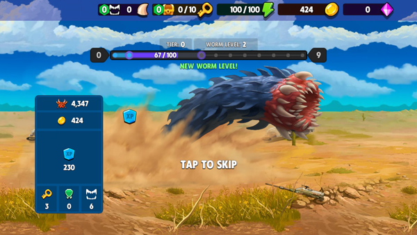 死亡蠕虫游戏最新版(Death Worm)截图5