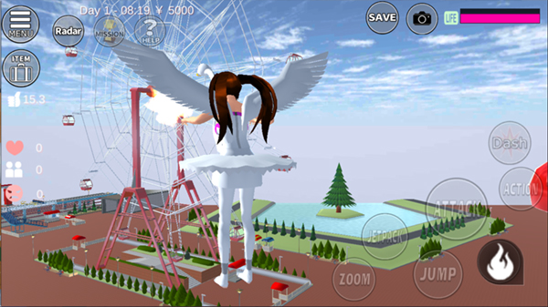 樱花校园英文版最新版2025(SAKURA SchoolSimulator)截图4