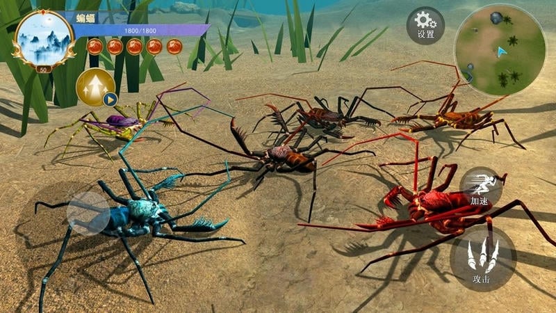 蜘蛛模拟生存游戏破解版截图1