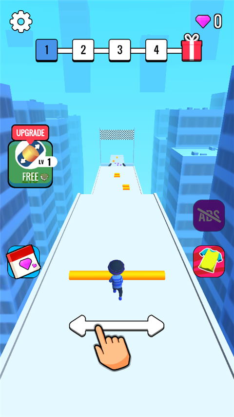 屋顶棍棍侠官方最新版(Roof Rails)截图1