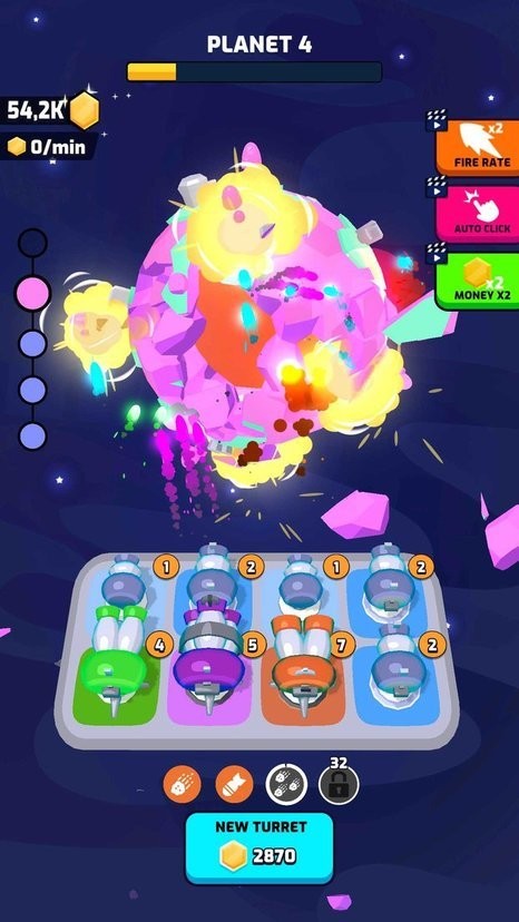 行星轰炸机无限金币钻石版(Planet Bomber)截图1