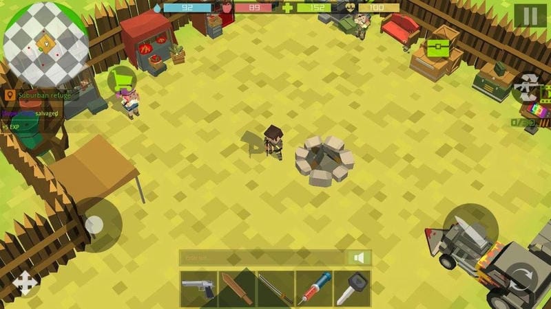 像素僵尸猎人生存无限金币版(Pixel Zombie Hunter Survival)截图1