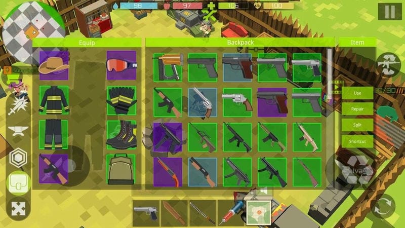 像素僵尸猎人生存无限金币版(Pixel Zombie Hunter Survival)截图2