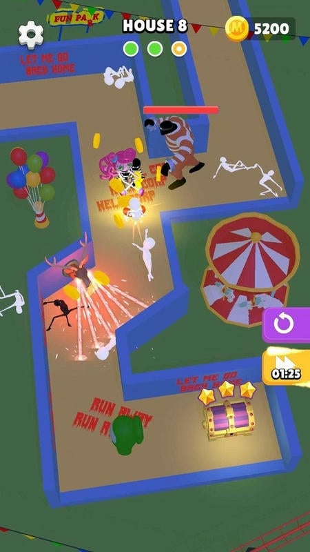 闹腾房子破解版免广告(Monster House)截图2