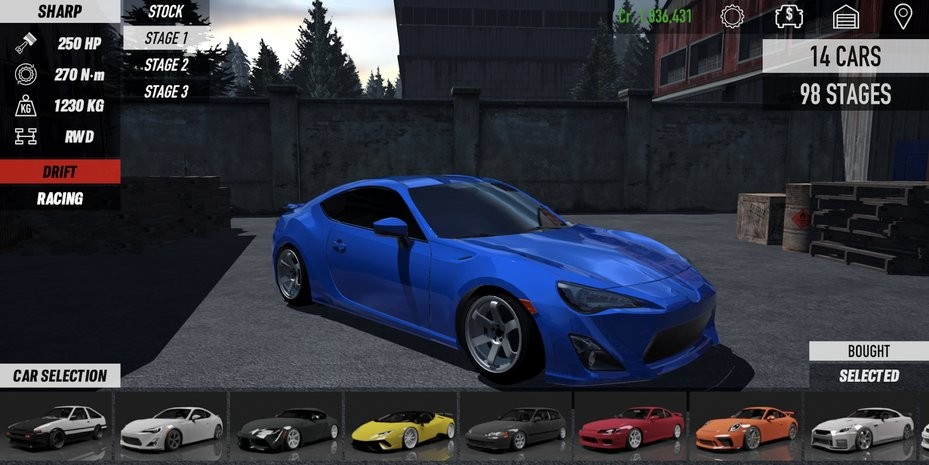 漂移与竞速精简版无限金币(The Touge)截图2
