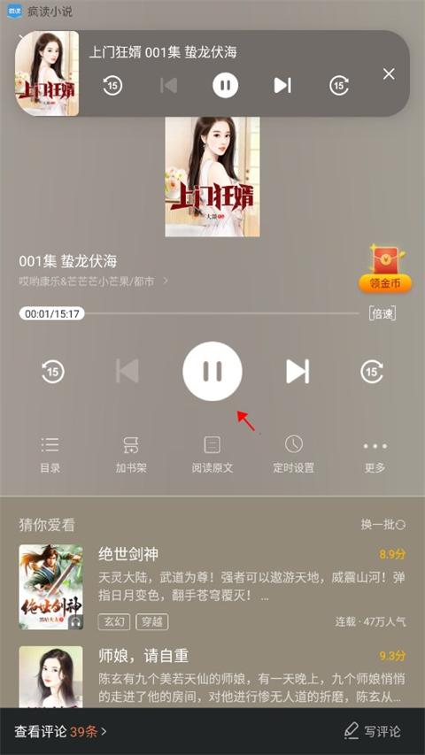 疯读小说app