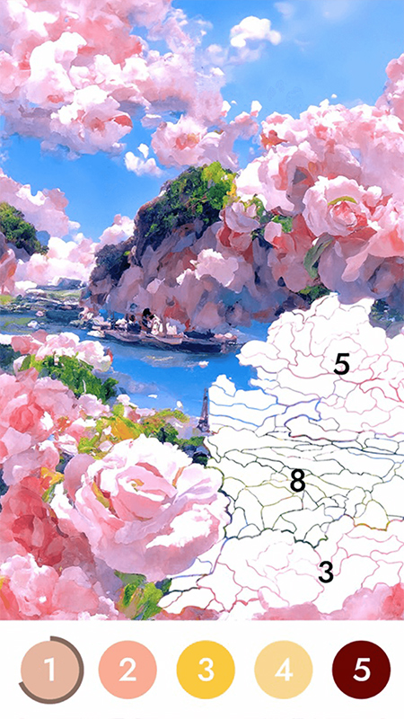 花花填色游戏截图3