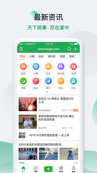 中国信鸽信息网app截图4