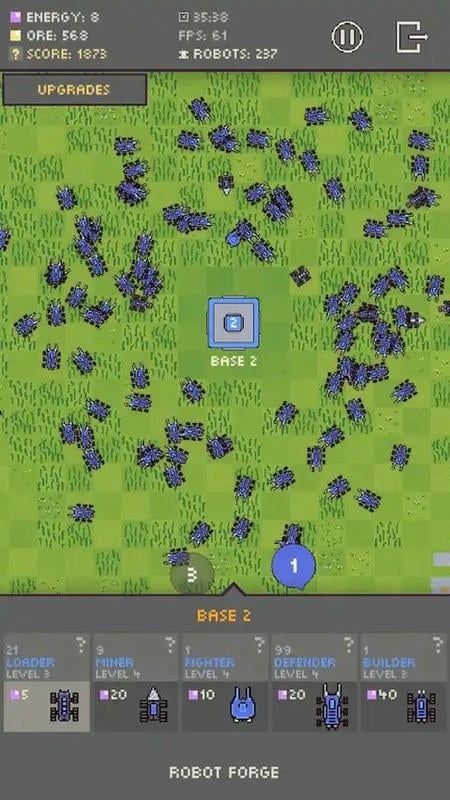 机器人群体破解版无限造兵(Robot Colony)截图2