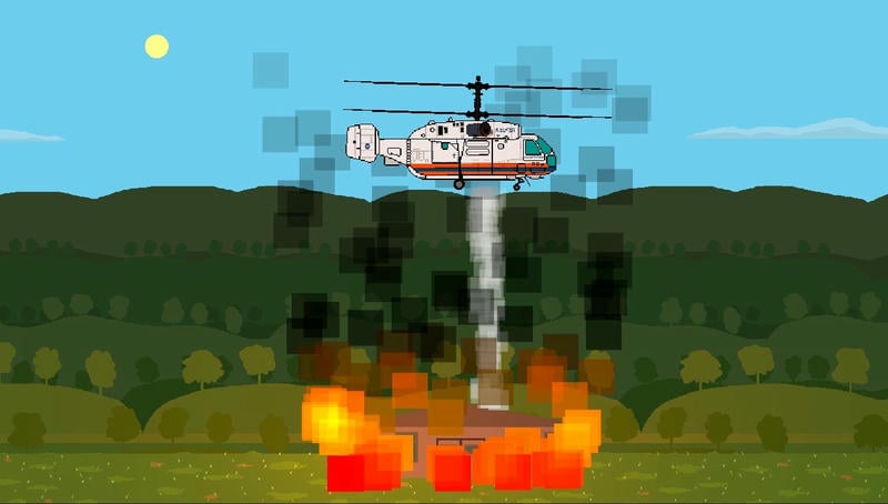 像素直升机模拟器破解版(Pixel Helicopter Simulator)截图2