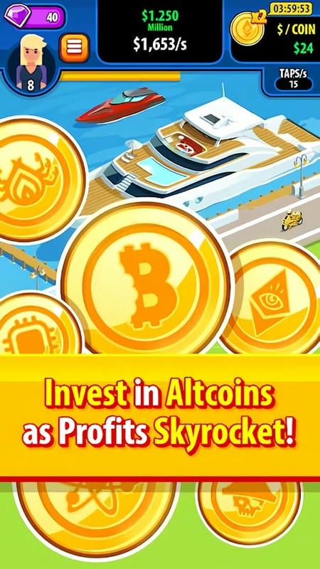 亿万富翁模拟器中文破解版(Crypto Trillionaire)截图1