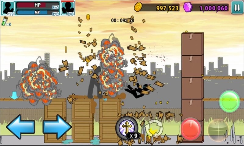 愤怒的火柴人5无限金币版截图2