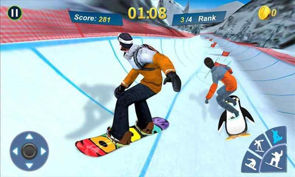 滑雪大师游戏手机版(Snowboard Master)截图4