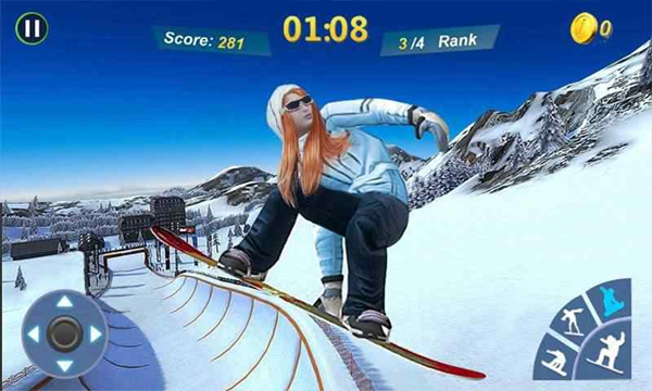 滑雪大师游戏手机版(Snowboard Master)截图5