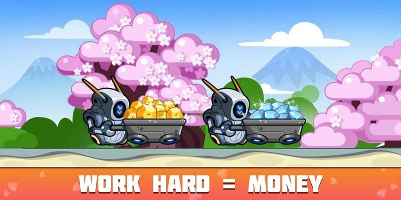 太空矿工大亨无限金币版(Idle Space miner)截图2