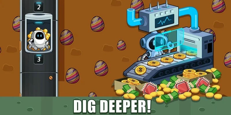 太空矿工大亨无限金币版(Idle Space miner)截图3