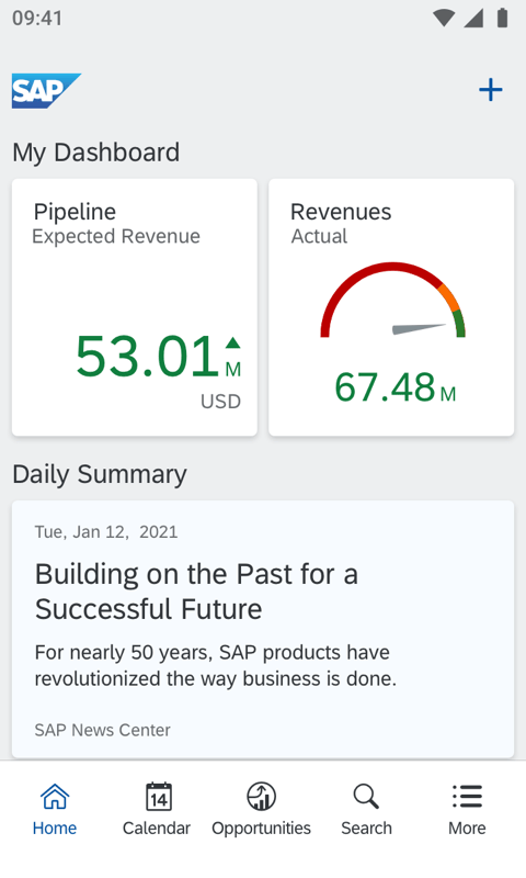 SAP Cloud for Customer最新版截图3