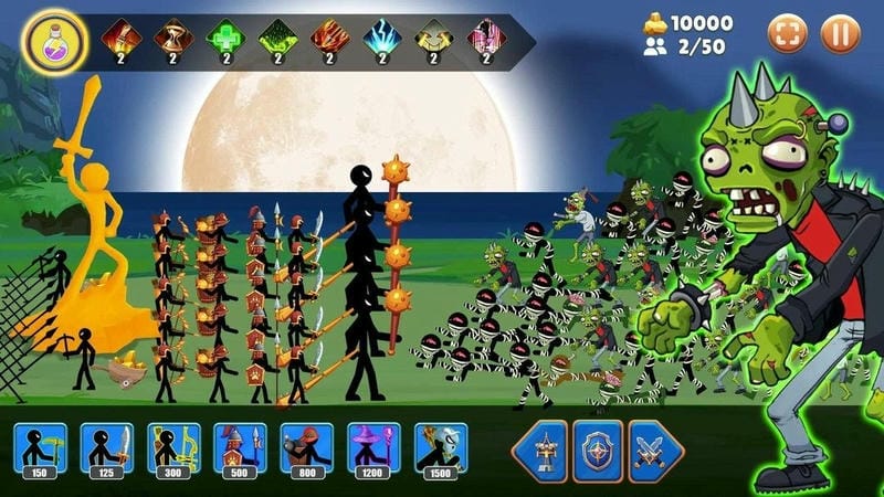 火柴人僵尸之战无敌版(Stick Vs Zombies)截图2